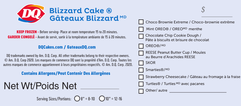 Blizzard Label - Colour